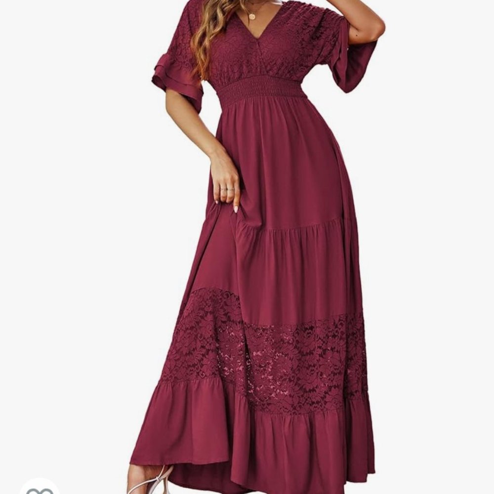 Boho Floral Maxi Dress